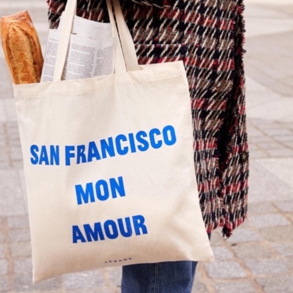 NEW Sezane San Francisco Tote - Picture 1 of 2